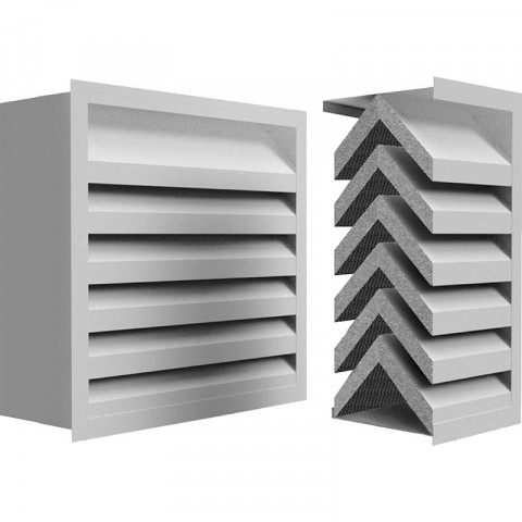 Решетка шумоглушащая АКУСТИК 2-600